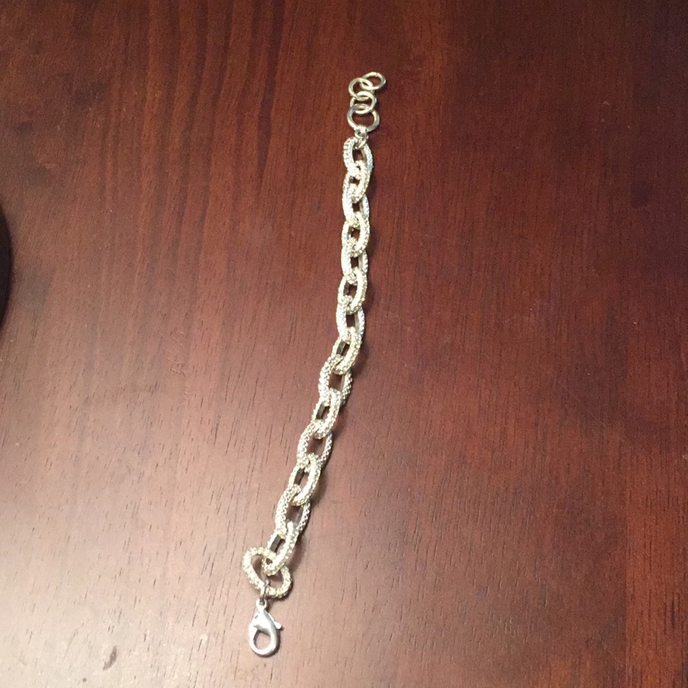 Faux diamond bracelet
